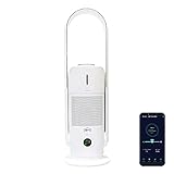 djive ARC Humidifier 3in1 rotorloser Ventilator, Luftreiniger & Luftbefeuchter, HEPA 14 Filter, UVC, App Steuerung, Alexa, Google Home, kindersicher, Raumluftbefeuchter für Schlafzimmer, clean w