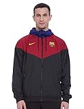 Nike Herren Jacke Fc Barcelona Authentic Windrunner, Black/Noble Red/Black/Amarillo, 2XL, CI9252-010