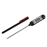 WT-1 Digitales Grillthermometer, Sonde, elektronisch, für Küche, Grill, Lebensmitteln, Fleisch, Temperaturmessgerät für Grill, Öl, Milch, Badewasser, Frittieren, Kerzentemp
