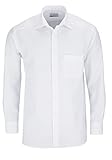 Marvelis Comfort Fit Herren Hemd New Kent Langarm Popeline- Gr. 45, Weiß