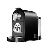 FACAZ Kaffeemaschine Kapsel-Kaffeemaschine Italienische Home-Automatik-Kapselpumpe-Kaffeemaschine geeignet für Home Office (Color : Black, Size : One Size)