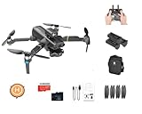 SPACE Drohne Drohnen-Quadcopter - 3-Achsen-Gimbal Kamera - 8K Foto, 4K Video, 5G, GPS – Inkl. 128 GB SD-Karte, Rucksack, Landeplatz, Fernbedienung - Lange Flugzeit (Pro Edition)