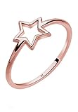 Elli Ring Damen Stern Cut-Out Symbol in 925 Sterling Silb