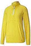 PUMA Damen Golf 2020 Cloudspun 1/4 Zip, Damen, Viertel-Reißverschluss, Golf Women's 2020 Cloudspun 1/4 Zip, Super Lemon, S