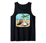 Sushi Rolle Asien China Japan Essen Strand Urlaub Tank Top