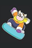 Snowboard Notizbuch, 120 Seiten: Kuh - Geschenke - Snowboard Notizbuch - Tagebuch für Frauen, Männer und Kinder - Punk