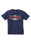 Carhartt .102095.412.S007 T-Shirt Maddock mit Aufdruck und Rundhalsausschnitt, Gr. XL, Marineb