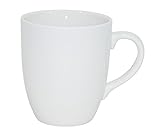 Set aus 6 Stück Tassen 300 ml aus echtem Porzellan, auch zum Bemalen bestens geeignet Porzellantassen Tasse Becher für Tee Kaffee Milch Capp
