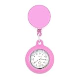 AOINHIOU Schwesternuhr Mit Clip,Schwesteruhr Analog Digital Quarzwerk Anstecker Fob, Cartoon Krankenschwesteruhr Mit Pin/Klipp,Für Doktor Krankenschwester Pfleg