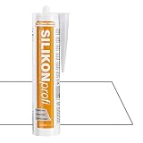 S-Polybond® SILIKONprofi, Alkoxy- Silikon 310ml Kartusche Dichtstoff für Innen-und Außen Sanitär, Küchenbereich, Bausilikon, uvm. MEKO frei (transparent, 2x Kartuschen)