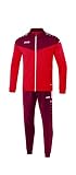 JAKO Herren Trainingsanzug Polyester Champ 2.0, rot/weinrot, S, M9120