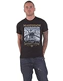 Mastodon T Shirt Hushed and Grim Cover Band Logo Nue offiziell Herren Schw