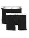 Calvin Klein Herren Boxershorts 2P BOXER BRIEF, Gr. Large, Schwarz (BLACK 001)
