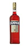 Campari Bitter Aperitif – Italienische Aperitif-Legende in 1 l Flasche – Für erfrischende, fruchtig bittere Cocktail Klassiker wie Negroni, Campari Amalfi, Campari Spritz und Campari Soda – 1,0