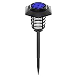 Solar Powered Landscape Light Waterproof Dancing Simulation Flame Light Outdoor Garden Pathway D