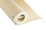Beige Balkon Sichtschutz mit Ösen 70 x 600 cm - Tolles Zaun für das Balkon und Terrasse - Sichtschutz Garten aus Starken Material - Windschutz im Viele Größe und Farb