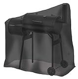 tepro Abdeckhaube Universal für Smoker klein, schwarz (66,4 x 114 x 109,2 cm)