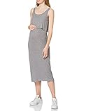 MAMALICIOUS Mama Licious Female 2-IN-1 Umstands-Midikleid MLSANNY MLight Grey Melang