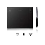 HUION-Grafik-Zeichentablett HS64 8192 ist EIN druckfähiges, batteriefreies Stifttablett 6 '' mit Vier Drucktasten, das neben Windows und macOS OS Android 6.0 unterstü