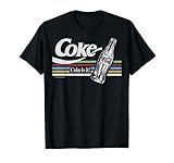 Coca-Cola Retro Rainbow Stripe Coke Graphic T-S