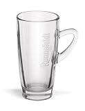 Ronnefeldt Teeglas m. Logo in halbtransparent weiß (off-white)