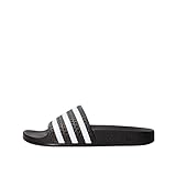 Adidas Adilette, Unisex-Erwachsene Badeschuhe, Schwarz (Black 1/White/Black 1), 48.5 EU 13 U