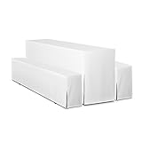 TexDeko 110cm Hussen für (Mini) Bierzeltgarnitur 3TLG Set Tisch 50cm Premium, 110cm = 1/2 Standardläng