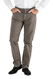 JP 1880 Herren große Größen Übergrößen Menswear L-8XL 5-Pocket Hose, elastischer Innenbund, Regular Fit, Reine Baumwolle Khaki 64 717157 44-64