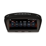 Erisin 8-Kern 8.8” CarPlay Android 10.0 GPS Autoradio Navi für BMW 3 Series E90 E91 E92 E93 5 Series E60 E61 6 Series E63 E64 CCC CIC Unterstützt IPS Screen BT DAB+ CarPlay Android Auto WiFi 4G
