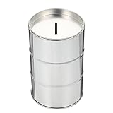 Beaupretty Silber Entsorgung Fall Rasiermesser Lagerung Bank Sicherheit Rasierklingen Container Box Zinn Sparschwein für Hause Salon Barb