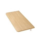 GYZGYZ Wandklapptisch Massivholz Stark Haltbar Rissfest Feuchtigkeitsbeständig Hängetisch Schlafzimmer Wohnzimmer Bad Küche-Naturholzfarb