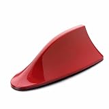 PVQBNA Auto-Haifisch-FIN-Antenne-Auto-Funksignal-Antennen Dachantennen/Fit for Mazda 2 3 5 6 CX-3 CX-4 CX-5 CX5 CX-7 CX-9 Atenza Axela. (Color : Red)