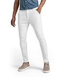 G-STAR RAW Mens Rackam 3D Skinny Jeans, Weiß (White C267-110), 26W / 32L