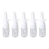 Nasen Sprühflasche Nachfüllbar Leere Nase Spülen Flasche Kunststoff Tragbare 10ml 5 ST