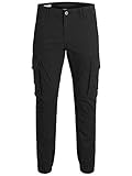 JACK & JONES Herren Hose - Schwarz, 34W / 32L