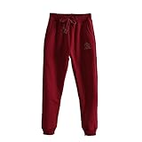 Damen Warme Hose Sherpa-Innenfutter Jogginghose Winter Fleece Gefüttert Sporthose Mit Taschen Freizeithose Haushose Rainninghose Mit Kordelzug Sweathose Yog