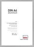 DEHA Aluminium Bilderrahmen Tribeca, 21x29,7 cm (A4), Struktur Silber M