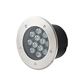 ASPZQ Led Bodenstrahler Aussen LED Outdoor Ground Garden Lawn Floor Unterirdische Vergrabene Lampe Landschaftslicht 85-265V (Color : RGB, Size : 18W)