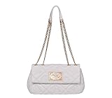 SILVIO TOSSI Damen Lederclutch & Schultertasche Weiss Modell 13112-03
