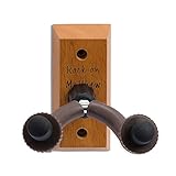 jeweloraPersonalisierte Gitarren-Wandhalterung Aufhänger für Gitarrenhaken Halter für akustische E-Bass-Ukulele Gitarrenständer Zubehör Graviert einen beliebigen Namen oder Tex