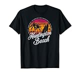 Huntington Beach Surf City California Vintage Surfabzeichen T-S