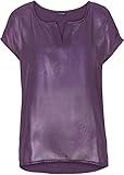 Versandhaus Damen Glanzshirt, 304966 in Weinbeere 32/34