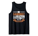 In Sawdust We Trust Woodworker Lustige Holzbearbeitung Tischler Tank Top