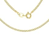 Carissima Gold Damen Hollow Panzerkette 9k(375) Gelbgold 2.2mm 41cm/16