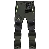 BAIXIAOCHI Outdoor Assault Pants Herren wasserdichte Softshell Skihose wasserdichte Schnelltrocknende H