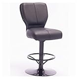 CHENGSYSTE Schwenkbarhocker mit Rücken, Beliebte Art Rotary Bar Casino Tisch Poker Stühle by (Color : Black, Size : 960mmx560mmx600mm)