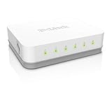 D-Link GO-SW-5G 5-Port Gigabit Easy Desktop Switch (10/100/1000 Mbit/s, automatische MDI/MDIX-Erkennung) weiß