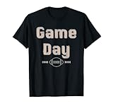 Spieltag - American Football Gliederung Text Grafik Sportfan T-S