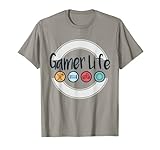 Gamer Life Video Game Controller Heartbeat Life T-S