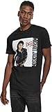 MERCHCODE Herren Michael Jackson Bad T-Shirt Black L